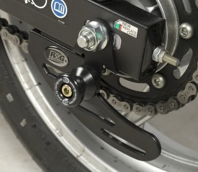 Přídavné ochranné špulky na kyvku (pár), HONDA CBR250R ('11) / HYOSUNG GT125/250, černé